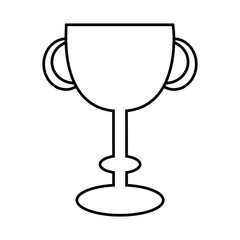 Winner cup icon vector illustration. 