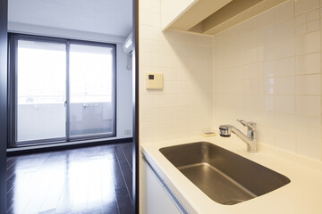 部屋のキッチン