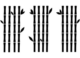 bamboo vector design illustration isolated on white background