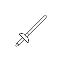 sword vector for website symbol icon presentation