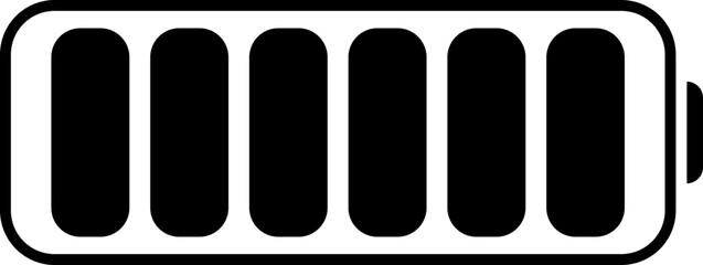 battery vector design illustration isolated on transparent background