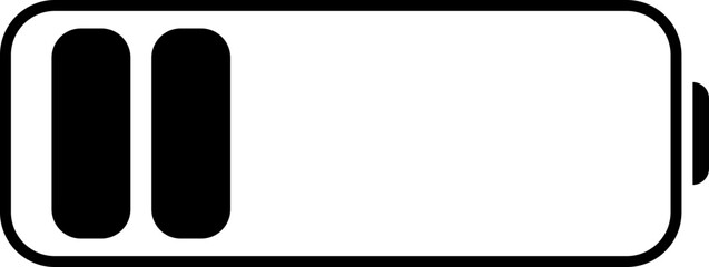 battery vector design illustration isolated on transparent background