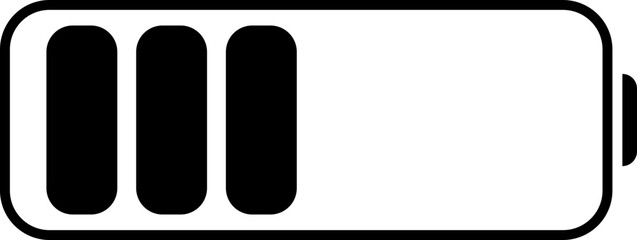 battery vector design illustration isolated on transparent background