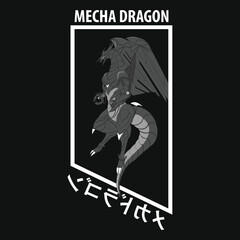 
Super Mecha Dragon with Laser Hand Technology . Designs Concept for T-shirts, Tattoos, Stickers, Gaming Logos or Posters.