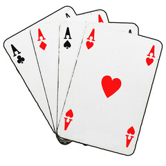 old playing cards aces gaming hearts clubs diamonds spades 