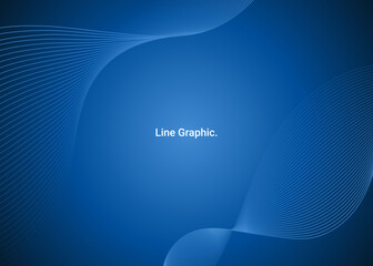 Line Graphic style banner background design concept. Dark and Blue Sky metaverse elements with line gradient