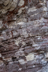 textura de rocha quartzito
