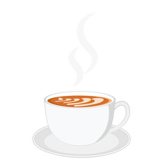 Obraz premium coffee cup,fresh coffee cup vector illustration