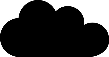 cloud design illustration isolated on transparent background 