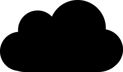 cloud vector design illustration isolated on transparent background 