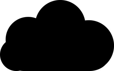 cloud vector design illustration isolated on transparent background 