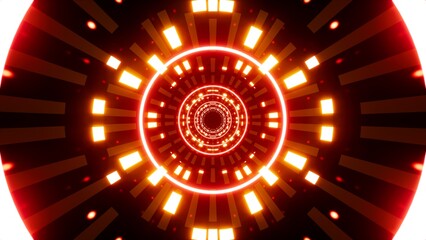 Shining Red Event Light Geometric Pattern Background