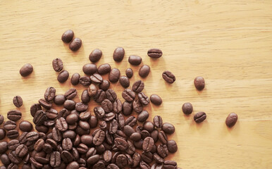 coffee beans for background. coffee seed