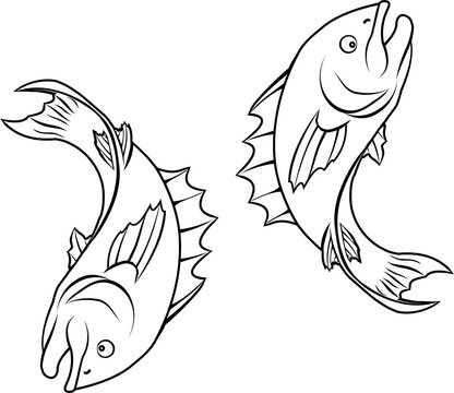 Stylised fish illustration