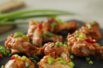 Fototapeta premium Fried chicken legs
