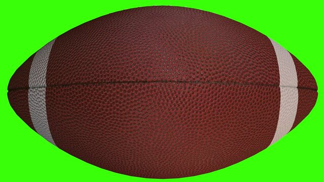 close up of a spinning american football ball - Olympic Games Paris 2024