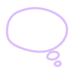 speech bubble outline icon

