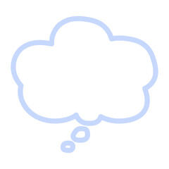 speech bubble outline icon
