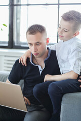 The Joy of Fatherhood: Bonding Moments at Home with Son