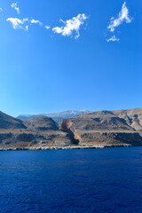 Obraz premium Südkreta - Zwischen Agia Roumeli und Loutro am Libyschen Meer, Kreta/Griechenland