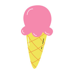 Ice cream flat icon