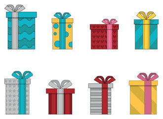 Present vector design illustration isolated on white background 