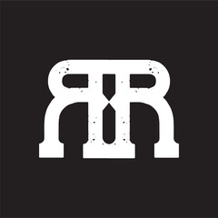 RR Letter logo vector image