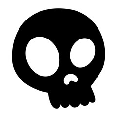 silhouette skull