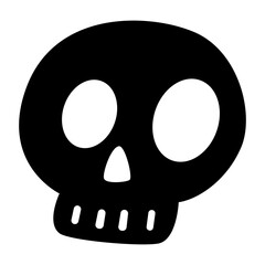 silhouette skull