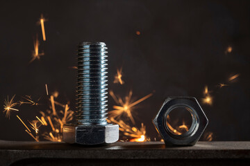 Bolts and nuts, sparks and industry