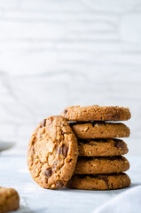 Chocolate Chip Cookies with Roasted Hazelnuts.