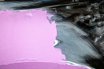 car body repair with filler putty on surface