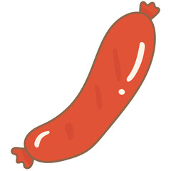 Sausage Element Illustration