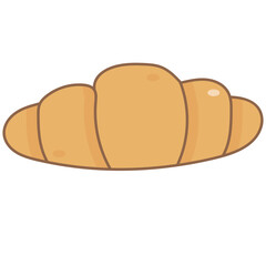 Croissant Element Illustration