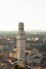 Verona Church Tower Cityscape Photograph