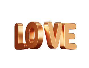 3D Love text