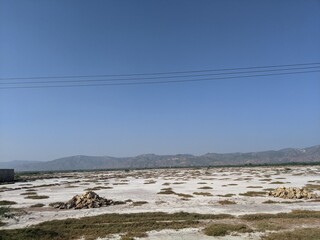 landscape with salt
