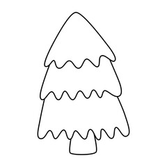 Christmas tree icon.