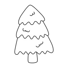 Christmas tree icon.