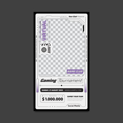 Gaming Tournament instagram story template
