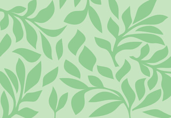 Plants Pattern Green Colors