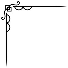 ornament border art corner edge