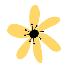 mini flower wedding decoration