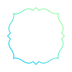 classic islamic frame border