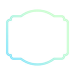 classic islamic frame border