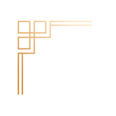 classic corner border gradient