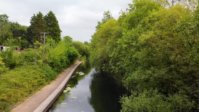 Neath Canal and woodland