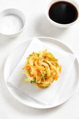 Japanese kakiage tempura