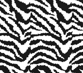 Zebra print seamless fashion design black and white, pattern for textile