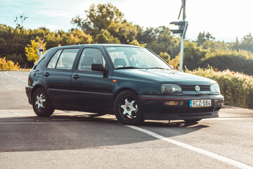 car in the street